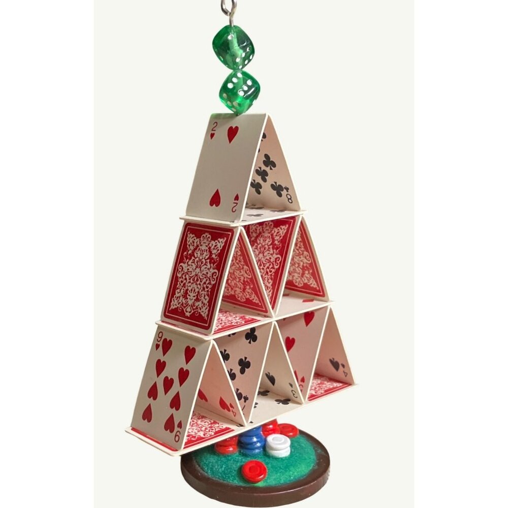 Hallmark 2006 006 All In for Fun Cards Christmas tree card ornament